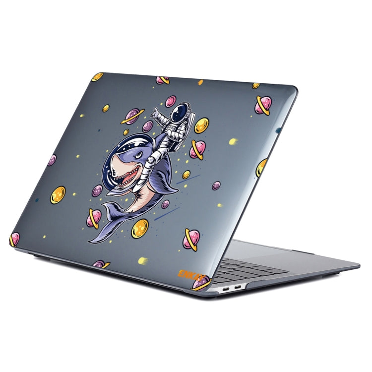 ENKAY Star Series Pattern Laotop Protective Crystal Case For MacBook Pro 13.3 inch A2251 / A2289 / A2338 2020(Shark Astronaut) - MacBook Pro Cases by ENKAY | Online Shopping South Africa | PMC TechLife | Buy Now Pay Later Mobicred