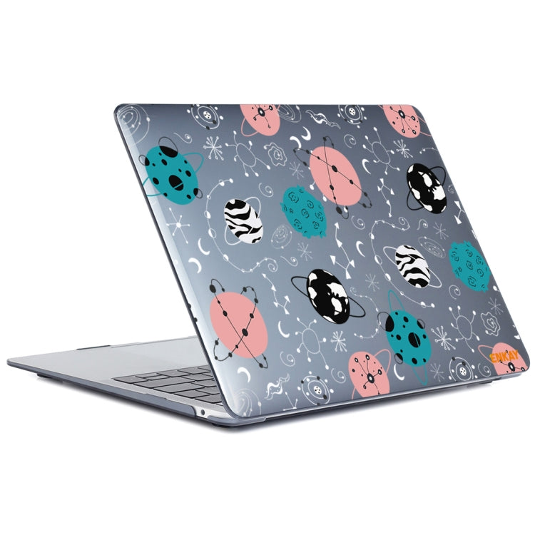 ENKAY Star Series Pattern Laotop Protective Crystal Case For MacBook Pro 14.2 inch A2442 (2021)(Geometric Planet) - MacBook Pro Cases by ENKAY | Online Shopping South Africa | PMC TechLife