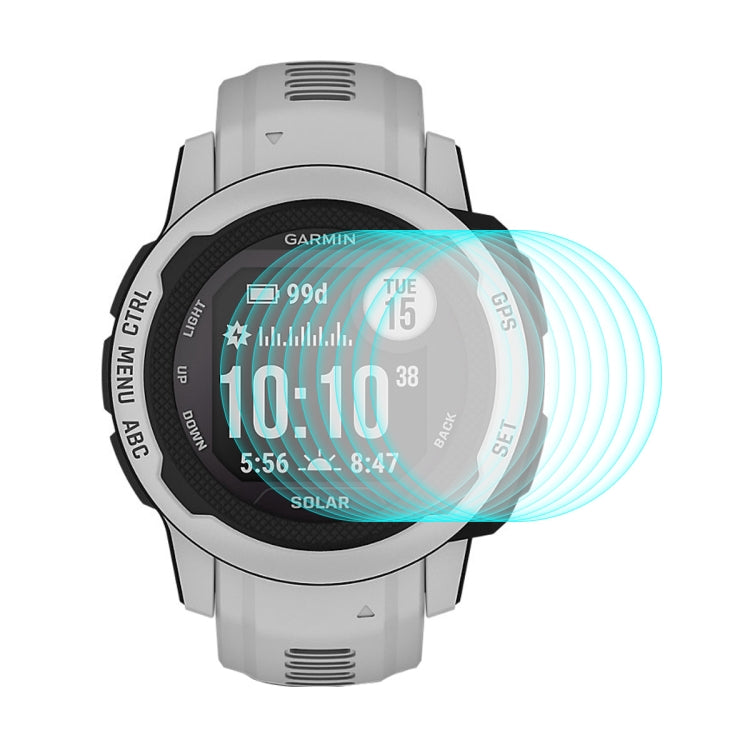 10 PCS ENKAY 0.2mm 9H Tempered Glass Screen Protector Watch Film Compatible with Garmin Instinct 2 - Screen Protector by ENKAY | Online Shopping South Africa | PMC TechLife | Buy Now Pay Later Mobicred