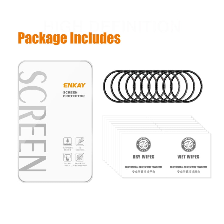 10 PCS ENKAY 3D Full Coverage Soft PC Edge + PMMA HD Screen Protector Film Compatible with Garmin Fenix 7S - free shipping - PMC TechLife - Order now!