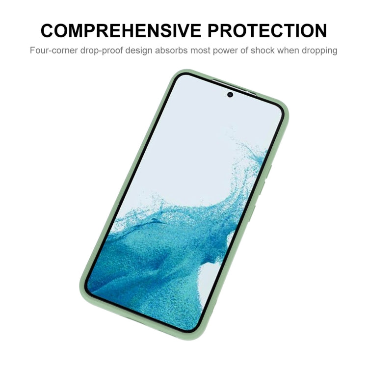For Samsung Galaxy S22+ 5G ENKAY Liquid Silicone Soft Shockproof Phone Case(Black) - Galaxy S22+ 5G Cases by ENKAY | Online Shopping South Africa | PMC TechLife | Buy Now Pay Later Mobicred