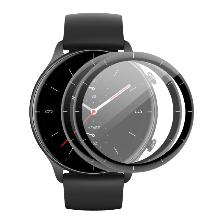 2 PCS ENKAY 3D Full Coverage Soft PC Edge + PMMA HD Screen Protector Film For Amazfit GTR 3 - Screen Protector by ENKAY | Online Shopping South Africa | PMC TechLife | Buy Now Pay Later Mobicred
