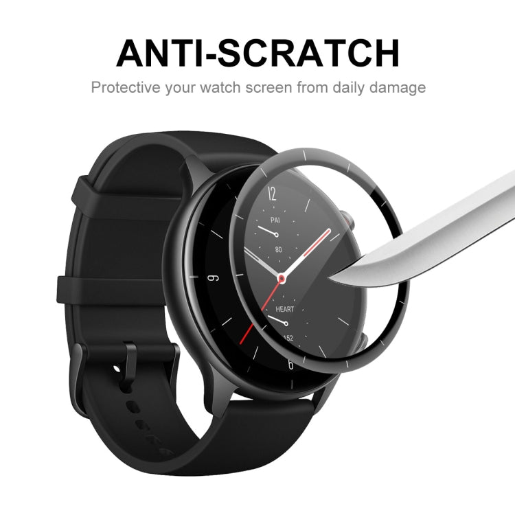 2 PCS ENKAY 3D Full Coverage Soft PC Edge + PMMA HD Screen Protector Film For Amazfit GTR 3 - Screen Protector by ENKAY | Online Shopping South Africa | PMC TechLife | Buy Now Pay Later Mobicred