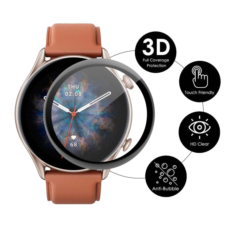 2 PCS ENKAY 3D Full Coverage Soft PC Edge + PMMA HD Screen Protector Film For Amazfit GTR 3 Pro - free shipping - PMC TechLife - Order now!
