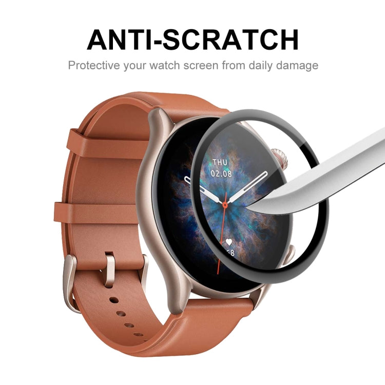 2 PCS ENKAY 3D Full Coverage Soft PC Edge + PMMA HD Screen Protector Film For Amazfit GTR 3 Pro - free shipping - PMC TechLife - Order now!