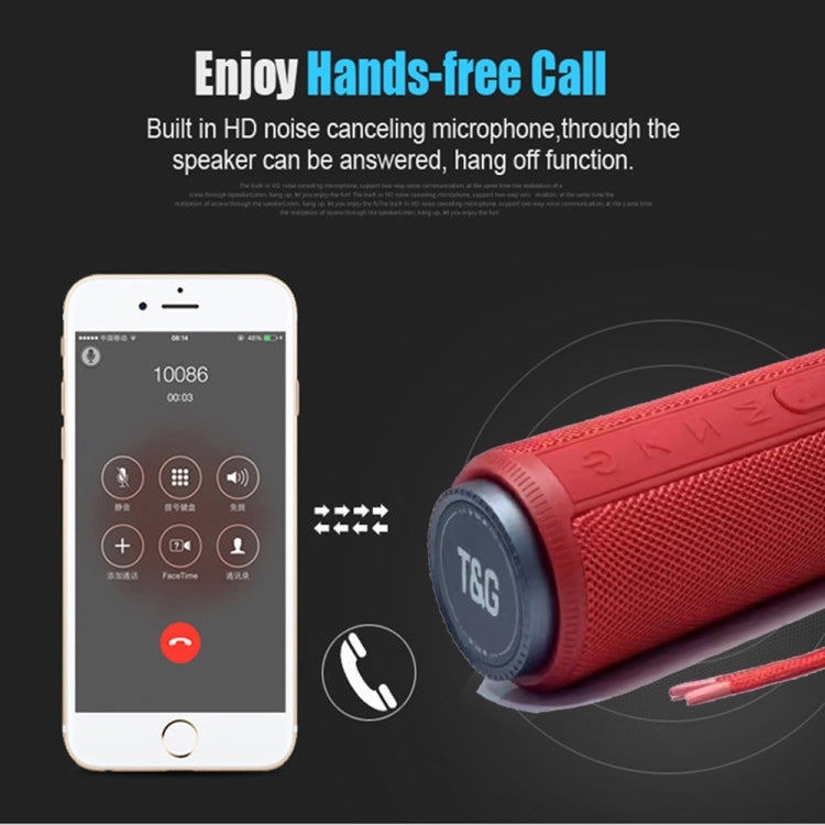 T&G TG332 10W HIFI Stereo Waterproof Portable Bluetooth Speaker(Gray) - Desktop Speaker by T&G | Online Shopping South Africa | PMC TechLife | Buy Now Pay Later Mobicred