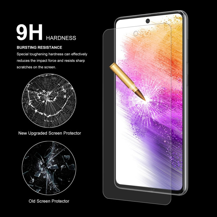 2 PCS For Samsung Galaxy A73 5G ENKAY 0.26mm 9H 2.5D Tempered Glass Film - Galaxy Tempered Glass by ENKAY | Online Shopping South Africa | PMC TechLife | Buy Now Pay Later Mobicred
