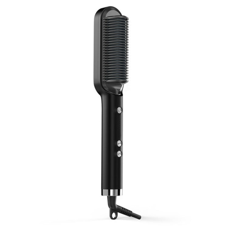 K-SKIN KD380 Hair Straightener Electric Straight Hair Curler Comb Brush PTC Heating Ceramic Straight Hair Brush, EU Plug(Black) - free shipping - PMC TechLife - Order now!