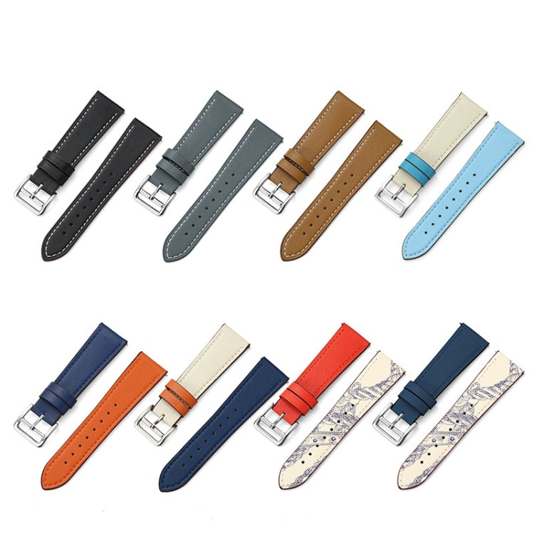 For Huawei Watch GT2 Pro/Watch GT 2E/Watch GT 22mm Supershift Contrast Pin Buckle Leather Watch Band(Brown) - Watch Bands by PMC TechLife | Online Shopping South Africa | PMC TechLife | Buy Now Pay Later Mobicred