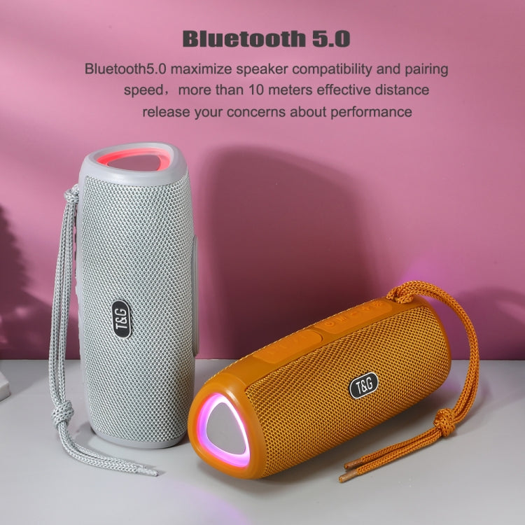 T&G TG344 Portable LED Light TWS Wireless Bluetooth Speaker(Red) - Desktop Speaker by T&G | Online Shopping South Africa | PMC TechLife | Buy Now Pay Later Mobicred