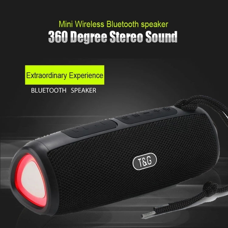 T&G TG344 Portable LED Light TWS Wireless Bluetooth Speaker(Red) - Desktop Speaker by T&G | Online Shopping South Africa | PMC TechLife | Buy Now Pay Later Mobicred