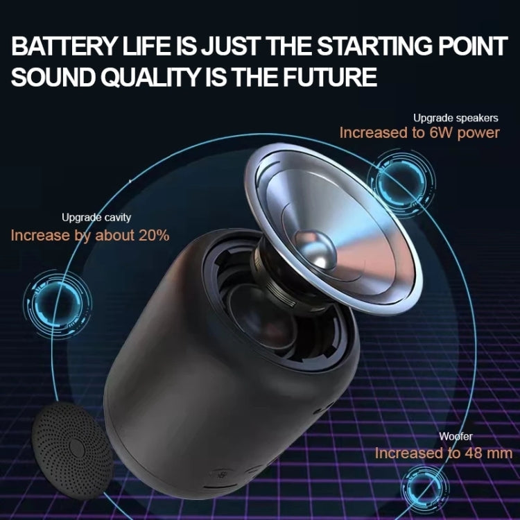 T&G TG344 Portable LED Light TWS Wireless Bluetooth Speaker(Red) - Desktop Speaker by T&G | Online Shopping South Africa | PMC TechLife | Buy Now Pay Later Mobicred