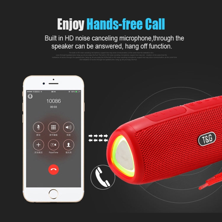 T&G TG344 Portable LED Light TWS Wireless Bluetooth Speaker(Black) - Desktop Speaker by T&G | Online Shopping South Africa | PMC TechLife | Buy Now Pay Later Mobicred