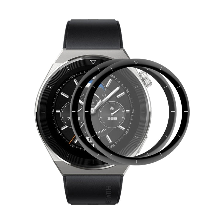 2 PCS For Huawei Watch GT 3 Pro 46mm ENKAY 3D Full Coverage Soft PC Edge + PMMA HD Screen Watch Film - Screen Protector by ENKAY | Online Shopping South Africa | PMC TechLife | Buy Now Pay Later Mobicred