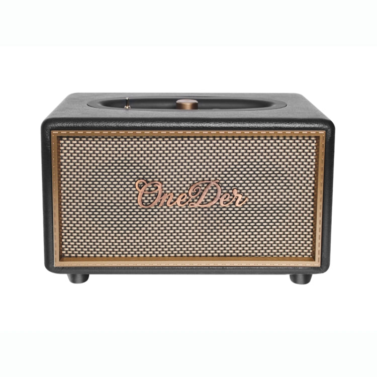 Oneder D6 40W Retro Classic Wooden Portable Outdoor Bluetooth Speaker(Black) - free shipping - PMC TechLife - Order now!