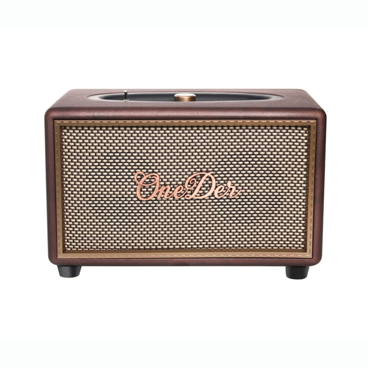 Oneder D6 40W Retro Classic Wooden Portable Outdoor Bluetooth Speaker(Brown) - free shipping - PMC TechLife - Order now!