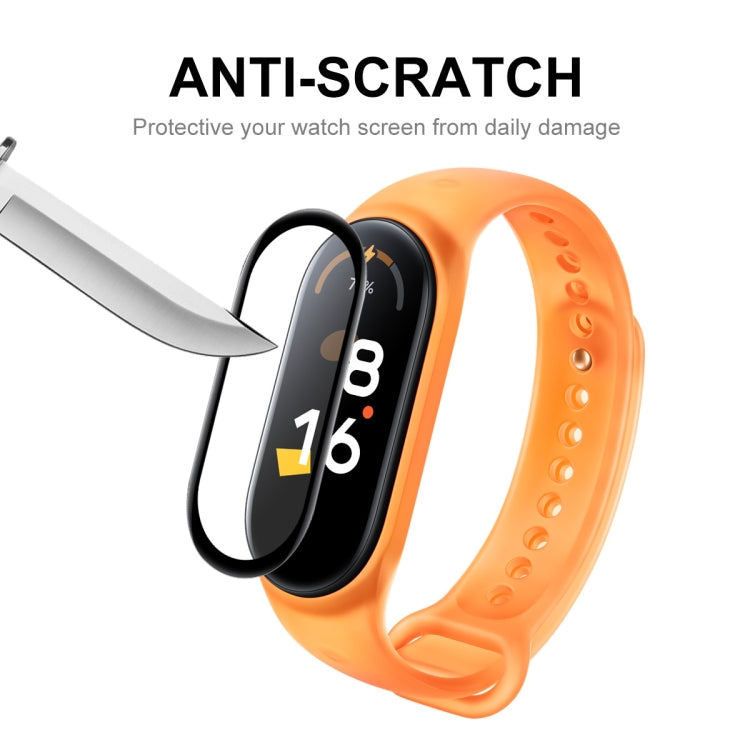5 PCS For Xiaomi Mi Band 7 ENKAY 3D Full Coverage Soft PC Edge + PMMA HD Screen Protector Film - Screen Protector by ENKAY | Online Shopping South Africa | PMC TechLife | Buy Now Pay Later Mobicred