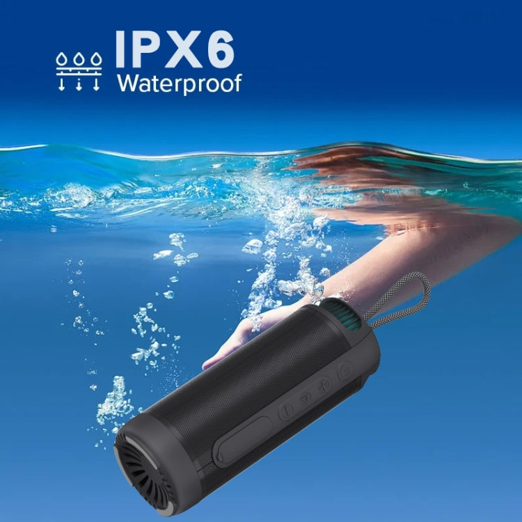 NewRixing NR9015 14W Portable IPX6 Waterproof TWS Stereo Bluetooth Speaker(Black) - free shipping - PMC TechLife - Order now!