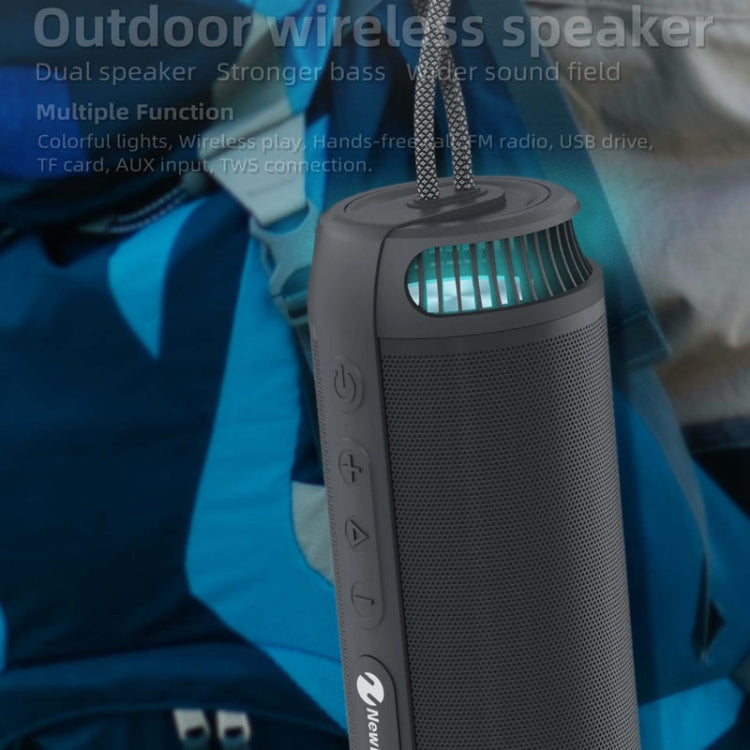 NewRixing NR9015 14W Portable IPX6 Waterproof TWS Stereo Bluetooth Speaker(Red) - Desktop Speaker by NewRixing | Online Shopping South Africa | PMC TechLife | Buy Now Pay Later Mobicred