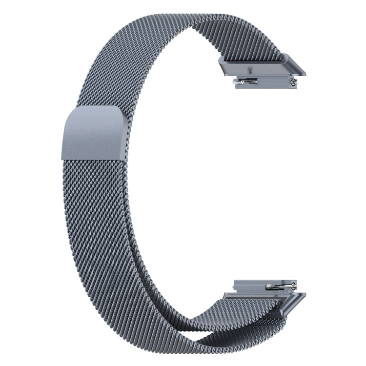 For Huawei Band 7 Milan Magnetic Watch Band(Gray) - Watch Bands by PMC TechLife | Online Shopping South Africa | PMC TechLife | Buy Now Pay Later Mobicred