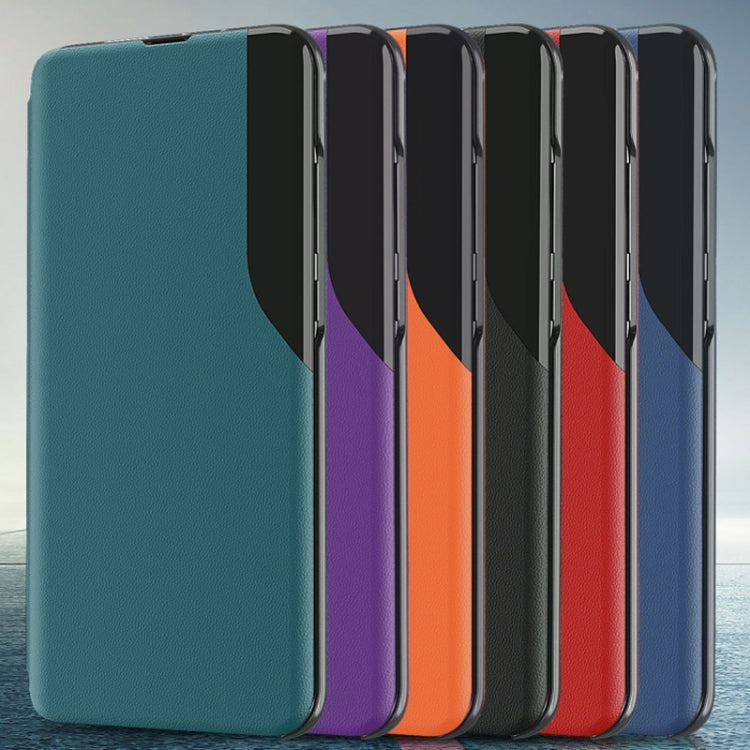 For Honor X9 4G / 5G 2022 / X30 / Magic4 Lite 5G Attraction Flip Holder Leather Phone Case(Green) - free shipping - PMC TechLife - Order now!