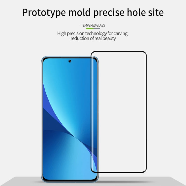 For Xiaomi 12S Pro / 12S Ultra MOFI 9H 3D Hot Bending Tempered Glass Film(Black) - free shipping - PMC TechLife - Order now!