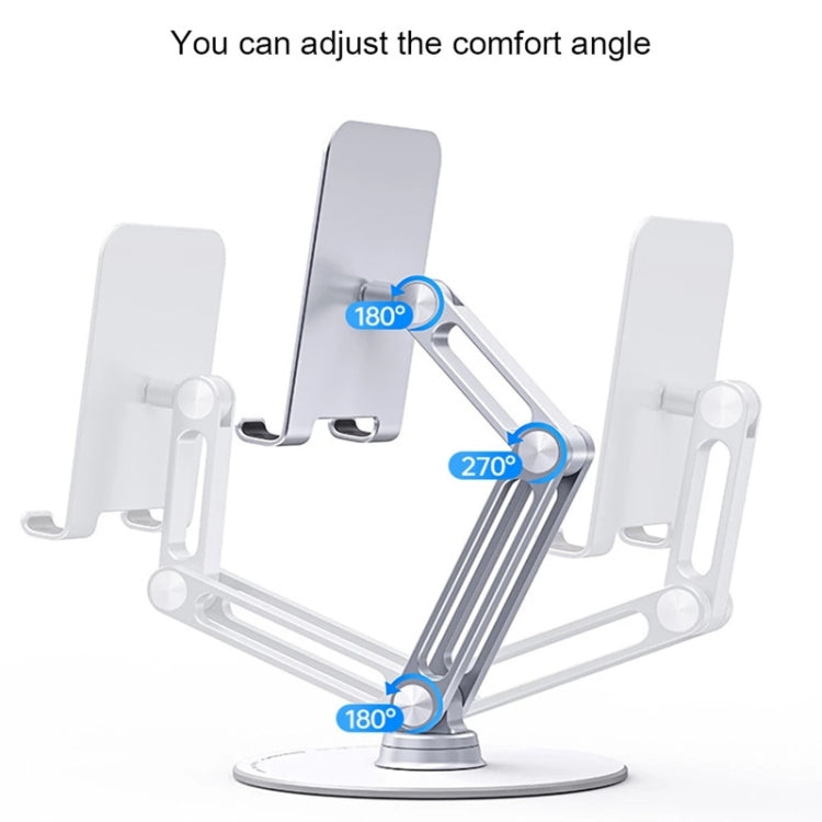 BONERUY L08 Tablet Phone Riser Bracket Foldable Long Arm Pad Mobile Holder Rack - free shipping - PMC TechLife - Order now!