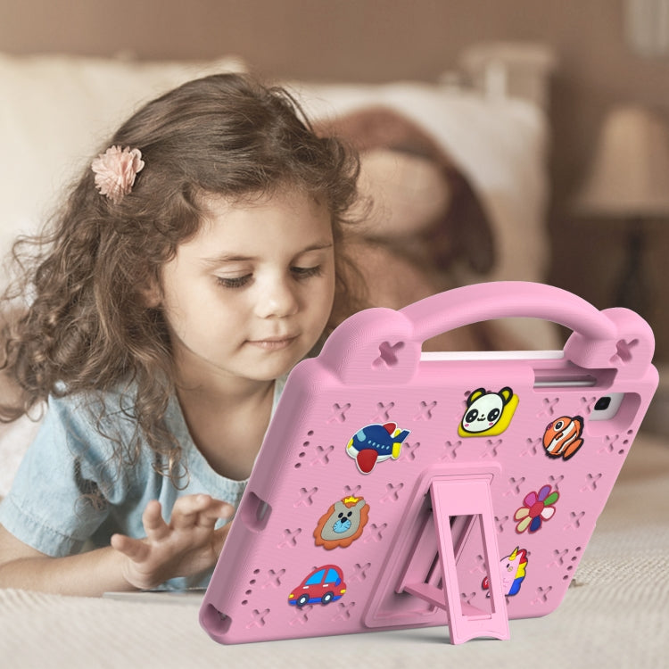 For Samsung Galaxy Tab S6 Lite 10.4 2020/2022 Handle Kickstand Children EVA Shockproof Tablet Case(Pink) - free shipping - PMC TechLife - Order now!