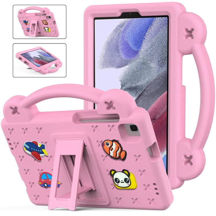 For Samsung Galaxy Tab A7 Lite 8.7 2021 T220/T225 Handle Kickstand Children EVA Shockproof Tablet Case(Pink) - free shipping - PMC TechLife - Order now!