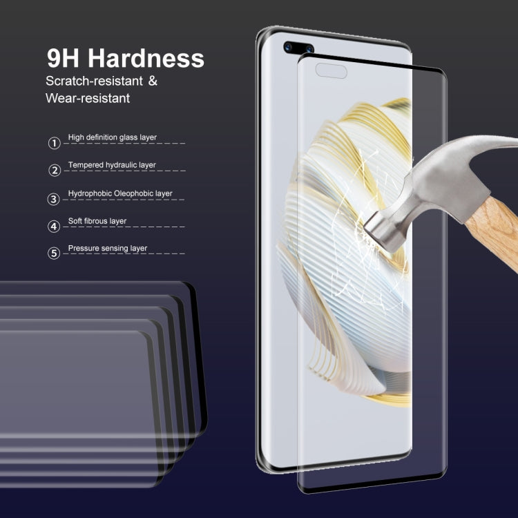 For Huawei Nova 10 Pro ENKAY 3D Heat Bending Tempered Glass Film - Huawei Tempered Glass by ENKAY | Online Shopping South Africa | PMC TechLife | Buy Now Pay Later Mobicred