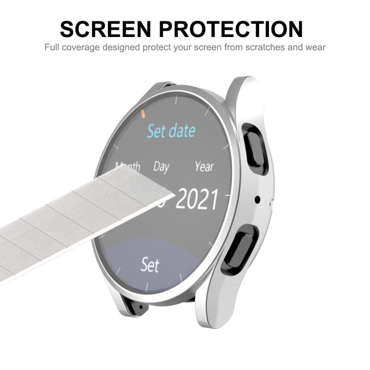 For Samsung Galaxy Watch5 44mm ENKAY Hat-Prince Full Coverage Electroplated Soft TPU Case(Grey) - Watch Cases by ENKAY | Online Shopping South Africa | PMC TechLife | Buy Now Pay Later Mobicred