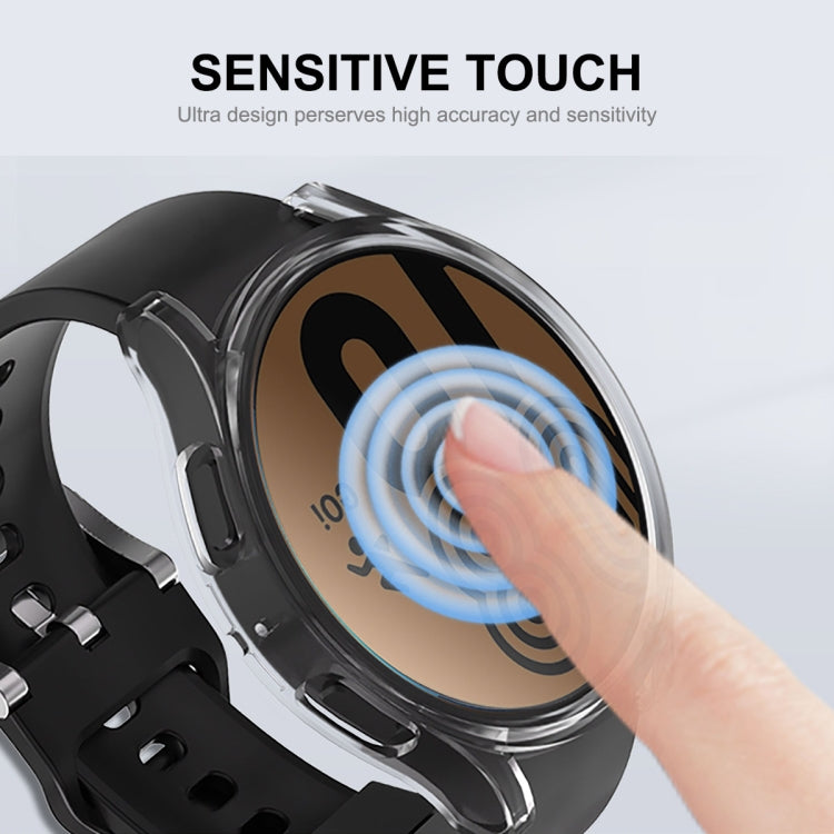 For Samsung Galaxy Watch5 44mm ENKAY Hat-Prince Full Coverage Electroplated Soft TPU Case(Grey) - Watch Cases by ENKAY | Online Shopping South Africa | PMC TechLife | Buy Now Pay Later Mobicred