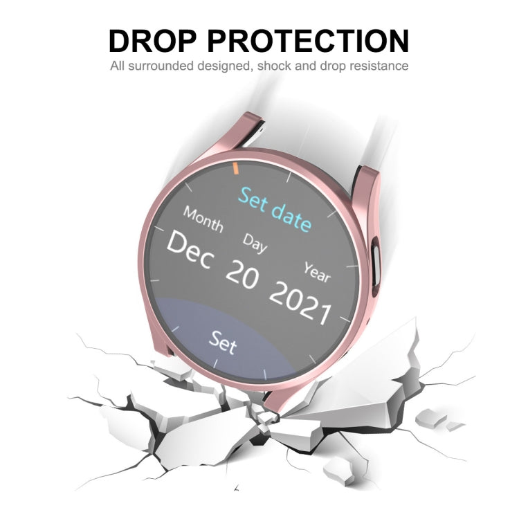For Samsung Galaxy Watch5 44mm ENKAY Hat-Prince Full Coverage Electroplated Soft TPU Case(Grey) - Watch Cases by ENKAY | Online Shopping South Africa | PMC TechLife | Buy Now Pay Later Mobicred
