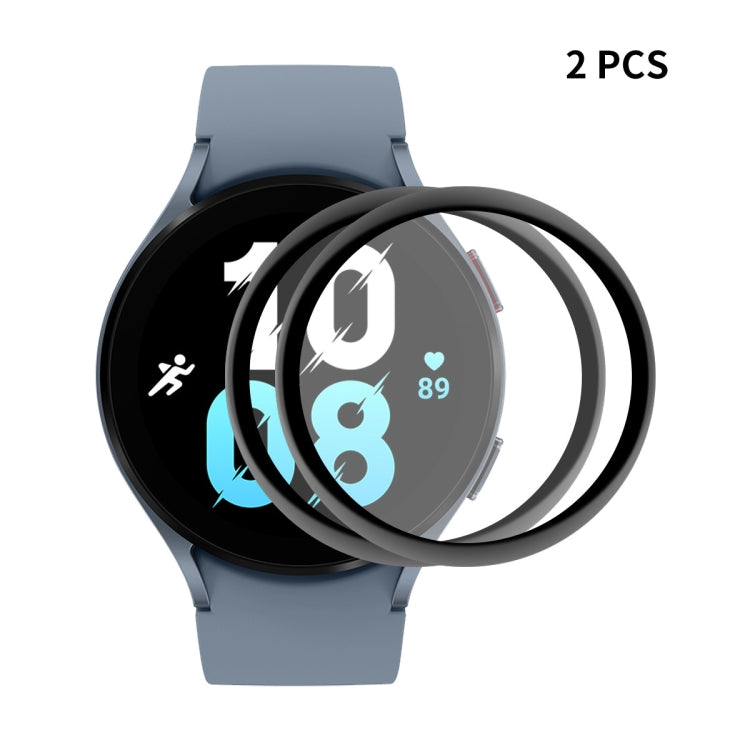 2 PCS For Samsung Galaxy Watch5 44mm ENKAY 3D Full Coverage PC + PMMA HD Screen Protector Film - Screen Protector by ENKAY | Online Shopping South Africa | PMC TechLife | Buy Now Pay Later Mobicred