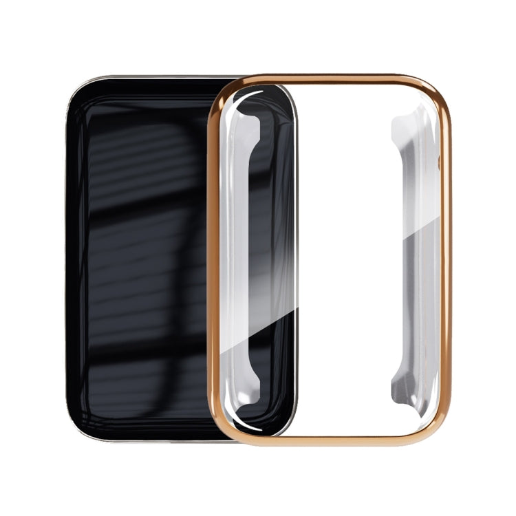 For Xiaomi Mi Band 7 Pro ENKAY Hat-Prince Full Coverage Electroplated TPU Screen Protection Case(Rose Gold) - Watch Cases by ENKAY | Online Shopping South Africa | PMC TechLife | Buy Now Pay Later Mobicred