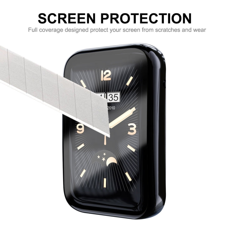For Xiaomi Mi Band 7 Pro ENKAY Hat-Prince Full Coverage Electroplated TPU Screen Protection Case(Rose Gold) - Watch Cases by ENKAY | Online Shopping South Africa | PMC TechLife | Buy Now Pay Later Mobicred