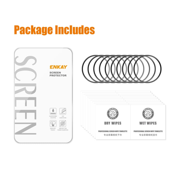 10 PCS For Xiaomi Watch S1 Pro ENKAY 3D Full Coverage Screen Protector Film - free shipping - PMC TechLife - Order now!