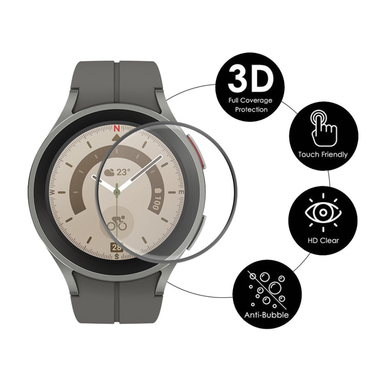 1 PCS For Samsung Galaxy Watch5 Pro 45mm ENKAY 3D Full Coverage HD Screen Protector Film - Screen Protector by ENKAY | Online Shopping South Africa | PMC TechLife | Buy Now Pay Later Mobicred