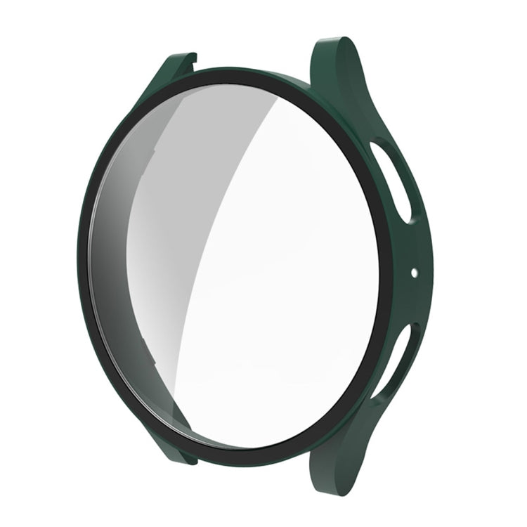 For Samsung Galaxy Watch5 40mm ENKAY Hat-Prince Full Coverage PC Frame + 9H Tempered Glass Case(Deep Green) - free shipping - PMC TechLife - Order now!
