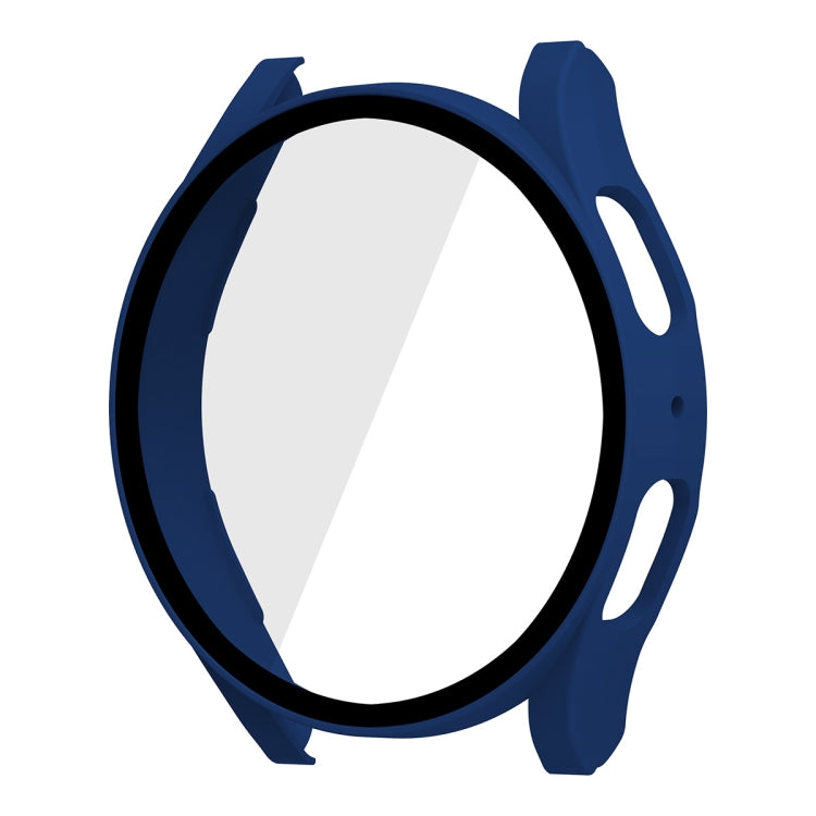 For Samsung Galaxy Watch5 40mm ENKAY Hat-Prince Full Coverage PC Frame + 9H Tempered Glass Case(Dark Blue) - Watch Cases by ENKAY | Online Shopping South Africa | PMC TechLife | Buy Now Pay Later Mobicred