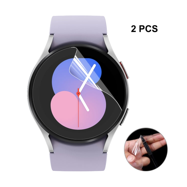 2 PCS For Samsung Galaxy Watch5 40mm ENKAY Hat-Prince Full Screen Coverage TPU Soft Film - Screen Protector by ENKAY | Online Shopping South Africa | PMC TechLife | Buy Now Pay Later Mobicred