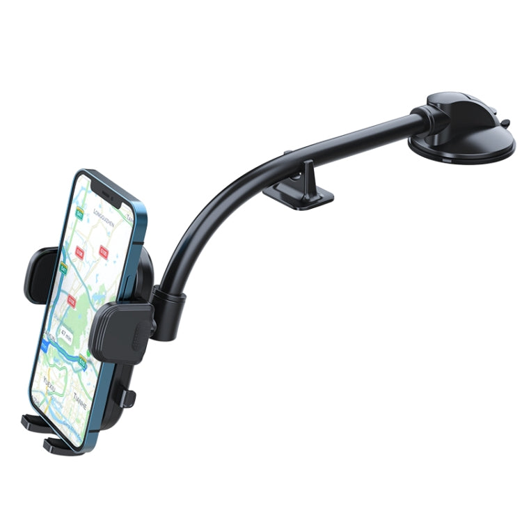 A190+X51 Car Phone Holder Dashboard Windshield Sucker Mount Bendable Long Arm Stand - Car Holders by PMC TechLife | Online Shopping South Africa | PMC TechLife