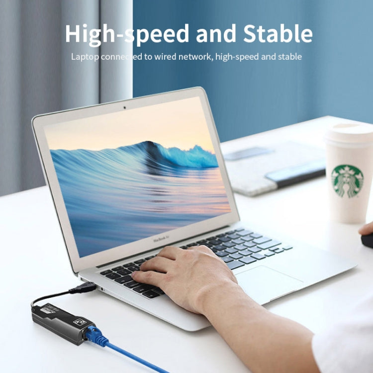 JSM 1000 Mbps USB-C / Type-C to RJ45 Ethernet Adapter Network Cable - USB Network Adapter by JUNSUNMAY | Online Shopping South Africa | PMC TechLife | Buy Now Pay Later Mobicred