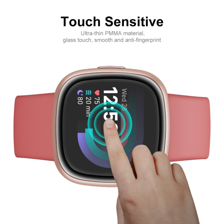 1 PCS For Fitbit Versa 4 / Sense 2 ENKAY 3D Full Coverage Soft PC Edge + PMMA HD Screen Protector Film - Screen Protector by ENKAY | Online Shopping South Africa | PMC TechLife | Buy Now Pay Later Mobicred