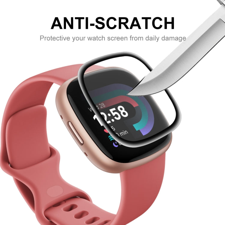 1 PCS For Fitbit Versa 4 / Sense 2 ENKAY 3D Full Coverage Soft PC Edge + PMMA HD Screen Protector Film - Screen Protector by ENKAY | Online Shopping South Africa | PMC TechLife | Buy Now Pay Later Mobicred