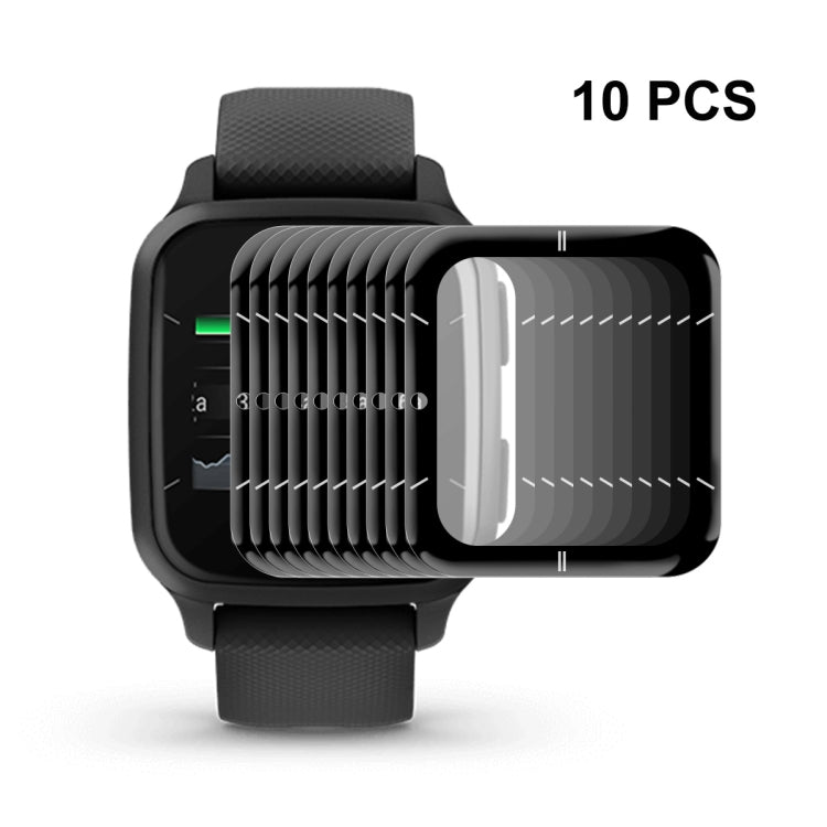 10 PCS Compatible with Garmin Venu SQ 2 ENKAY 3D Full Coverage Soft PC Edge + PMMA HD Screen Protector Film(Sport Version) - Screen Protector by ENKAY | Online Shopping South Africa | PMC TechLife | Buy Now Pay Later Mobicred