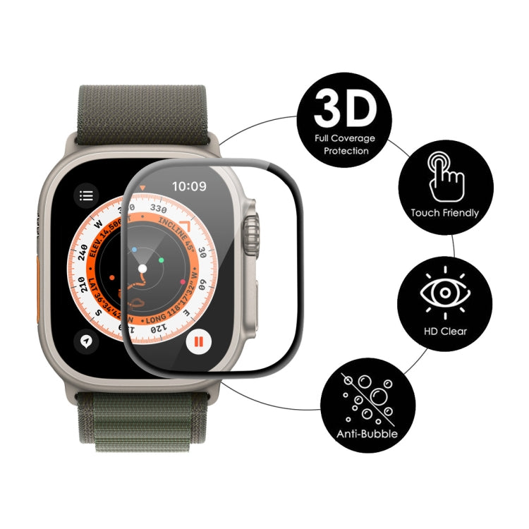 10 PCS ENKAY 3D Soft PC Edge PMMA Screen Film For Apple Watch Ultra / Ultra 2 / Ultra 3 49mm - Front Protector by ENKAY | Online Shopping South Africa | PMC TechLife | Buy Now Pay Later Mobicred