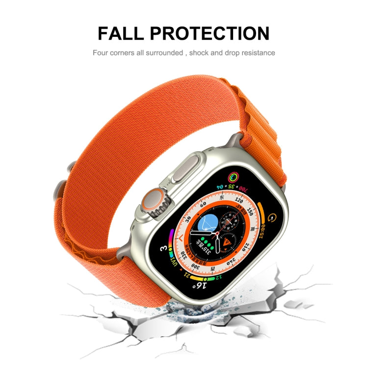 For Apple Watch Ultra / Ultra 2 49mm ENKAY 2 in 1 PC Case + Full Coverage 9H Tempered Glass Film(Transparent) - Watch Cases by ENKAY | Online Shopping South Africa | PMC TechLife | Buy Now Pay Later Mobicred