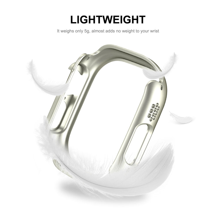 For Apple Watch Ultra / Ultra 2 49mm ENKAY 2 in 1 PC Case + Full Coverage 9H Tempered Glass Film(Transparent) - Watch Cases by ENKAY | Online Shopping South Africa | PMC TechLife | Buy Now Pay Later Mobicred