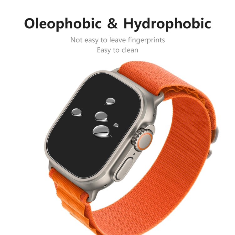 For Apple Watch Ultra / Ultra 2 / Ultra 3 49mm ENKAY 0.2mm 9H Tempered Glass Watch Film - Screen Protector by ENKAY | Online Shopping South Africa | PMC TechLife | Buy Now Pay Later Mobicred